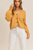 MABLE Long Sleeve Button Down Sweater Cardigan - Trendsi - Flyclothing LLC