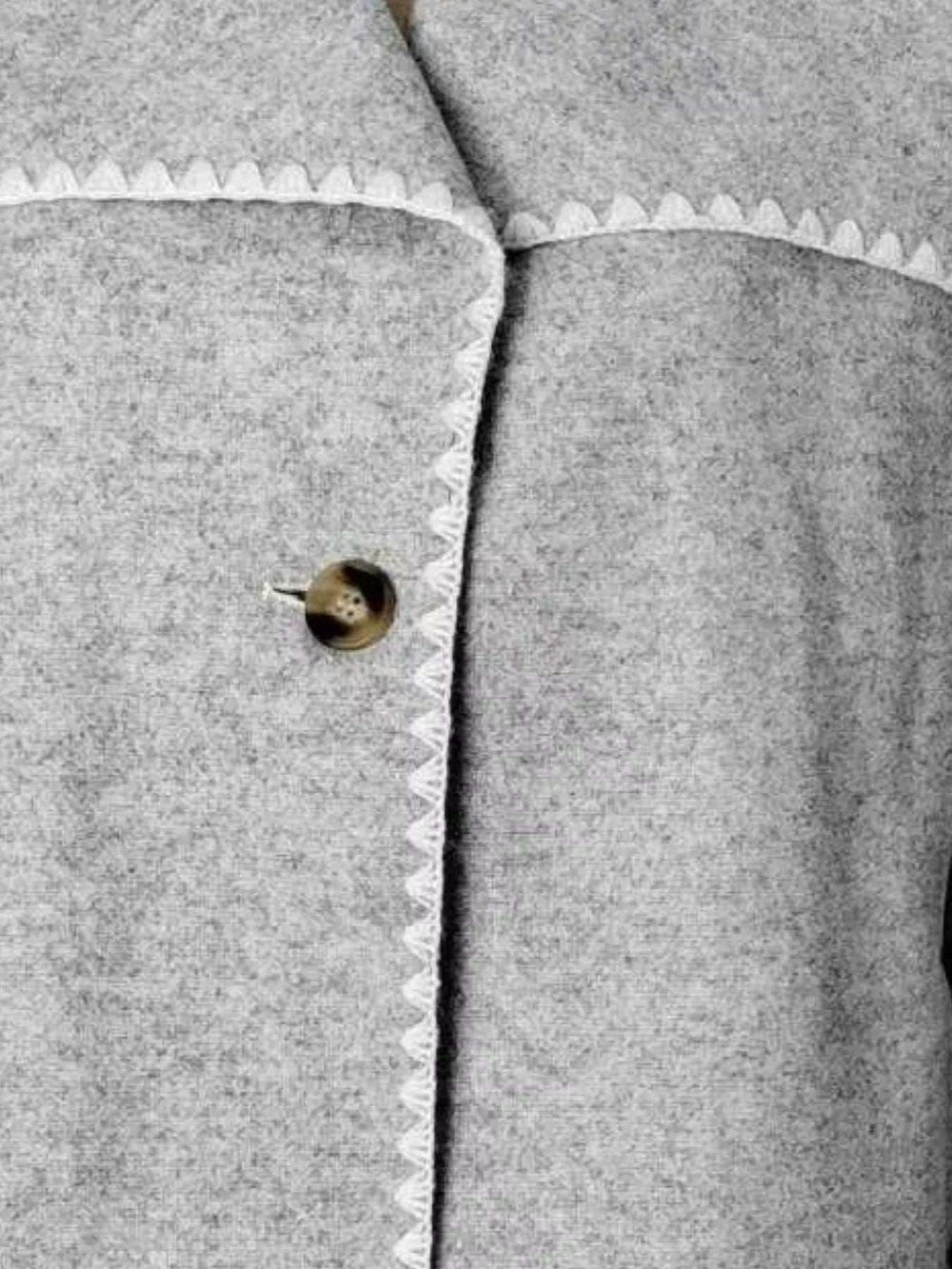 One Button Long Sleeve Outerwear - Trendsi - Flyclothing LLC