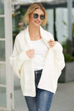 Open Front Batwing Sleeve Cardigan - Trendsi - Flyclothing LLC