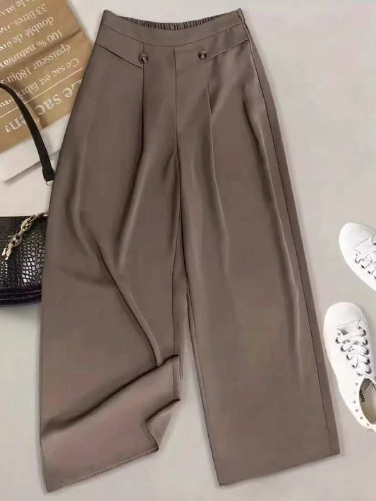 Full Size Wide Leg Pants - Trendsi - Flyclothing LLC