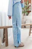 Side Tied Pants with Pockets - Trendsi - Flyclothing LLC