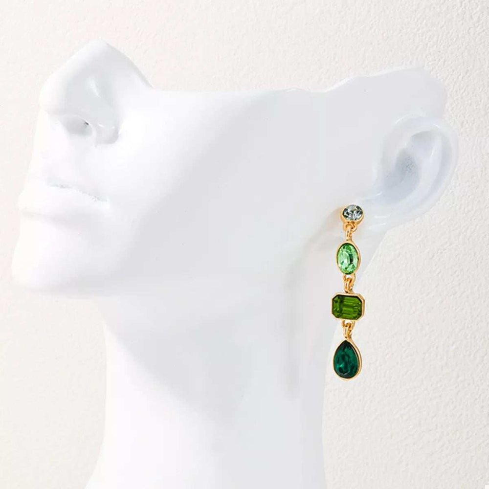 18K Gold-Plated Drop Earrings - Trendsi - Flyclothing LLC