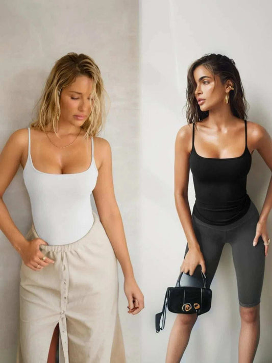 Square Neck 2 Piece Cami - Trendsi - Flyclothing LLC