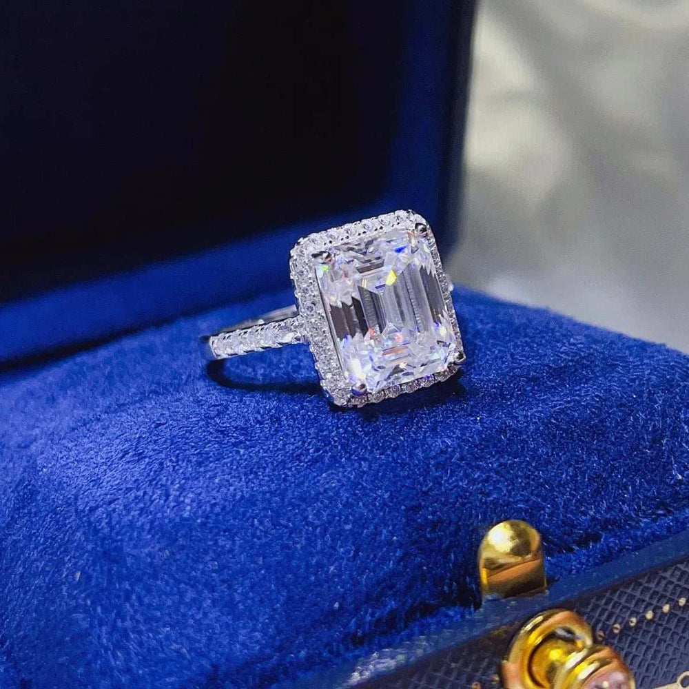 5 Carat Moissanite 925 Sterling Silver Ring - Trendsi - Flyclothing LLC