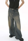 Men's Wide Leg Jeans with Pockets - Trendsi - Flyclothing LLC