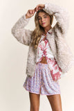 J.NNA Mixed Fabric Chic Jacket - Trendsi - Flyclothing LLC