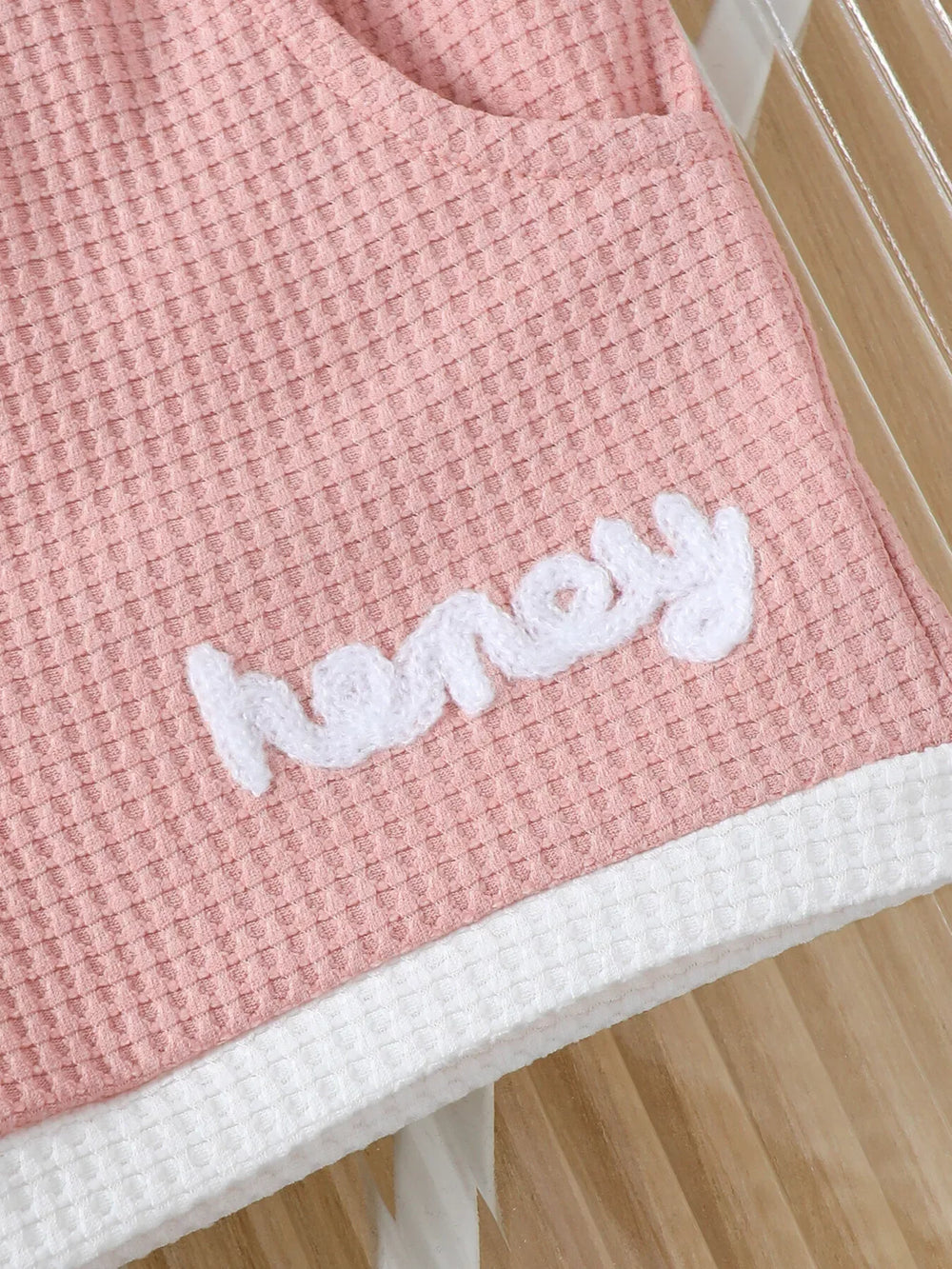 Children's Honey Flower Waffle Knit Tee and Shorts Set - Trendsi - Flyclothing LLC