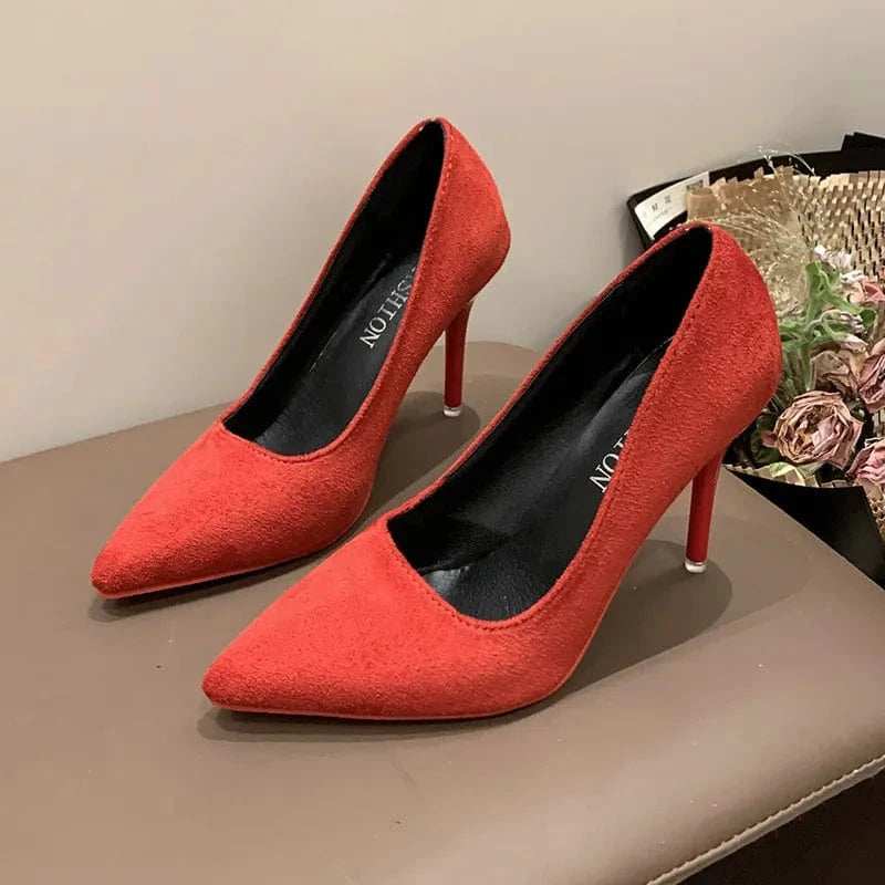 Point Toe Stiletto Pumps - Trendsi - Flyclothing LLC