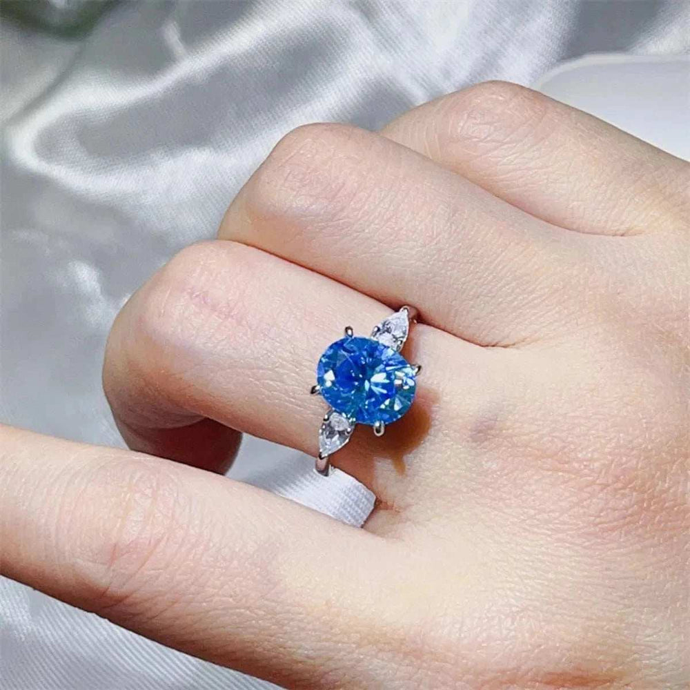 3 Carat Moissanite 925 Sterling Silver Ring - Trendsi - Flyclothing LLC