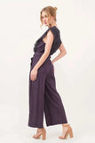 And The Why Laced Surplice Tie Waist Jumpsuit - Trendsi - Flyclothing LLC