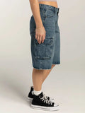 Mid-Rise Waist Denim Shorts with Pockets - Trendsi - Flyclothing LLC