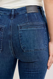 Judy Blue High-Waisted Flare Jeans with Front Pockets - Trendsi - Flyclothing LLC