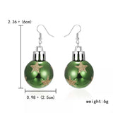Christmas Ball Drop Earrings - Trendsi - Flyclothing LLC