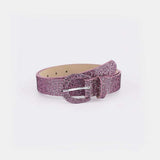 Sequin PU Leather Belt - Trendsi - Flyclothing LLC
