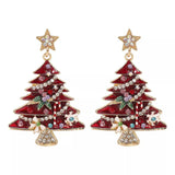 Christmas Tree Dangle Earrings - Trendsi - Flyclothing LLC
