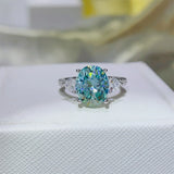 5 Carat Moissanite 925 Sterling Silver Ring - Trendsi - Flyclothing LLC