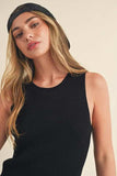 Aemi + Co Ribbed Round Neck Knit Tank - Trendsi - Flyclothing LLC