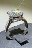 5 Carat Moissanite 925 Sterling Silver Ring - Trendsi - Flyclothing LLC