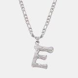Titanium Steel Letter Pendant Necklace - Trendsi - Flyclothing LLC