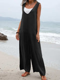 Full Size Wide Strap Jumpsuit with Pockets - Trendsi - Flyclothing LLC