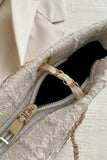 Polyester Texture Chain Tote bag - Trendsi - Flyclothing LLC