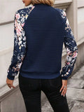 Printed Zip Up Long Sleeve Jacket - Trendsi - Flyclothing LLC