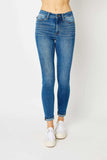 Judy Blue Full Size Cuffed Hem Skinny Jeans - Trendsi - Flyclothing LLC