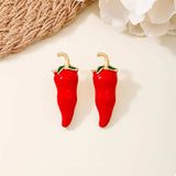 Chili Pepper Stud Earrings - Trendsi - Flyclothing LLC