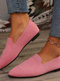 Point Toe Mesh Flats Slip-Ons - Trendsi - Flyclothing LLC