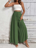 Tied High Waist Wide Leg Pants - Trendsi - Flyclothing LLC