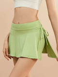 High Waist Active Skort with Pockets - Trendsi - Flyclothing LLC