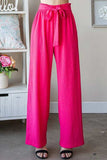 Heimish Full Size Front Tie Pants with Paperbag Waistband Plus Size - Trendsi - Flyclothing LLC