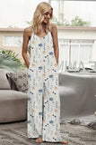Printed Spaghetti Strap Jumpsuit - Trendsi - Flyclothing LLC