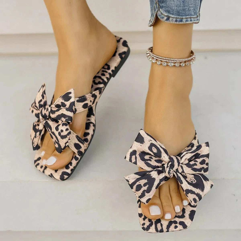 Open Toe Flats Sandals - Trendsi - Flyclothing LLC
