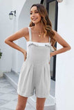 Knotted Strap Romper with Pockets - Trendsi - Flyclothing LLC