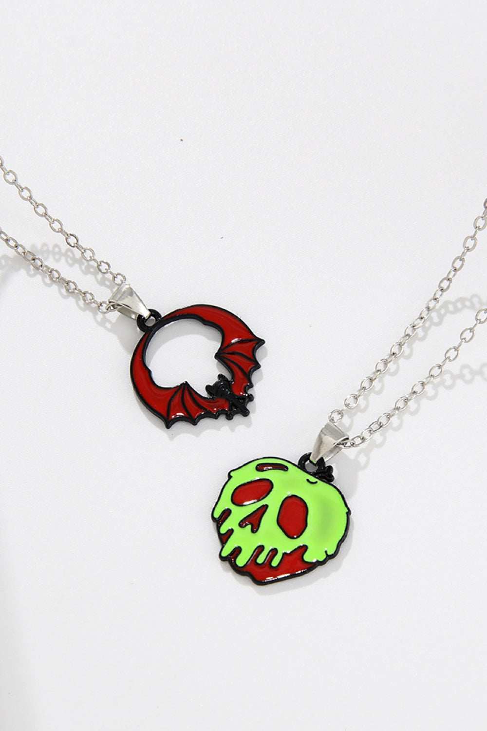 Two-Piece Halloween Theme Necklace Set - Trendsi - Flyclothing LLC