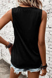 V-Neck Wide Strap Tank - Trendsi - Flyclothing LLC