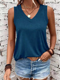 V-Neck Tank - Trendsi - Flyclothing LLC