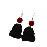 Christmas Knitted Beanie Earrings - Trendsi - Flyclothing LLC
