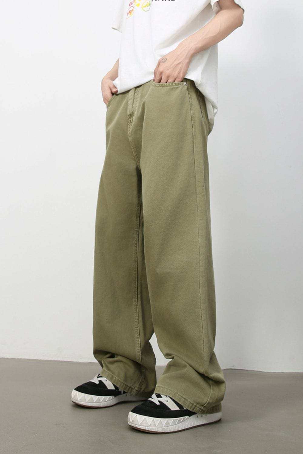 Men's Baggy Jeans with Pockets - Trendsi - Flyclothing LLC