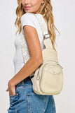 Fame Textured PU Leather Sling Bag - Trendsi - Flyclothing LLC