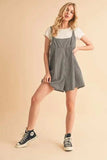 Aemi+Co Plaid Square Neck Romper - Trendsi - Flyclothing LLC