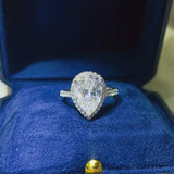 2 Carat Moissanite 925 Sterling Silver Ring - Trendsi - Flyclothing LLC