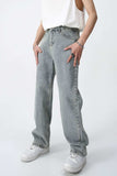 Baggy Jeans with Pockets - Trendsi - Flyclothing LLC