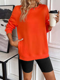 Ivy Lane Round Neck Long Sleeve Sweatshirt - Trendsi - Flyclothing LLC