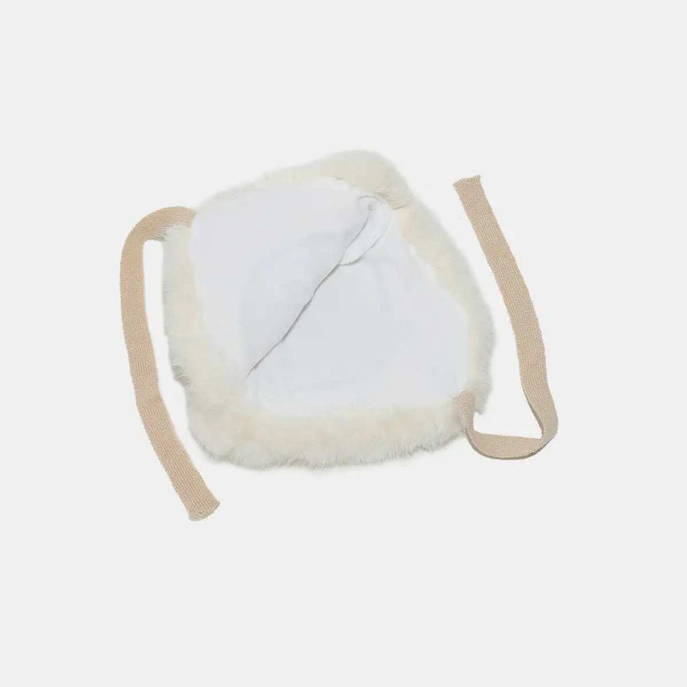 Thermal Tied Fuzzy Winter Hat - Trendsi - Flyclothing LLC