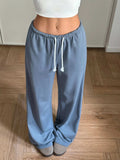 Drawstring Wide Leg Pants - Trendsi - Flyclothing LLC