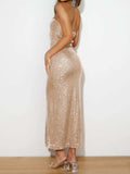Sequin Cutout Tube Dress - Trendsi - Flyclothing LLC