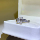 3 Carat Moissanite 925 Sterling Silver Ring - Trendsi - Flyclothing LLC