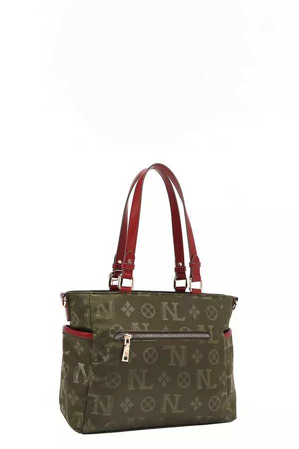 Nicole Lee USA Multi-Compartment Convertible Tote Bag - Trendsi - Flyclothing LLC